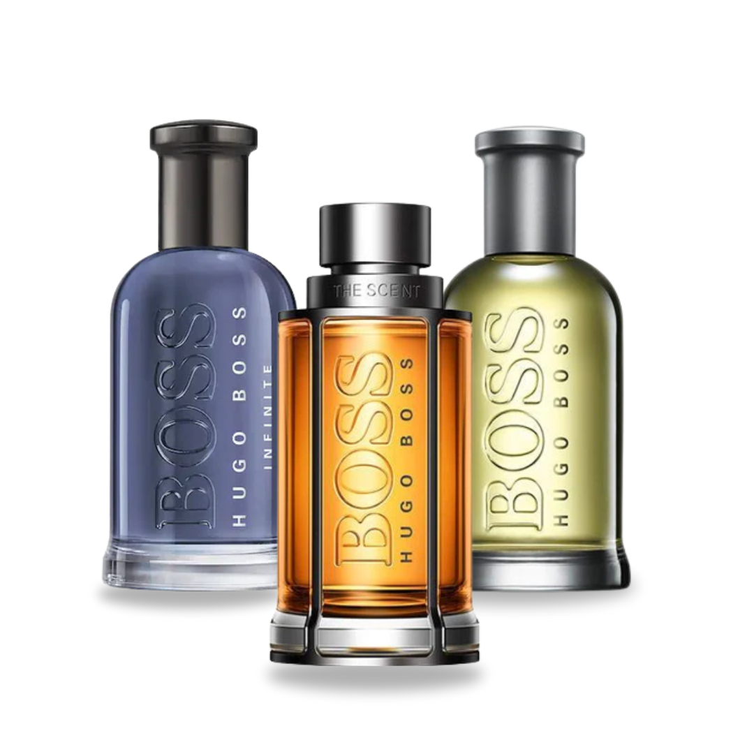 Combo de 3 Perfumes - Boss Bottled Infinite, Boss The Scent e Boss Bottled [100 ml cada]
